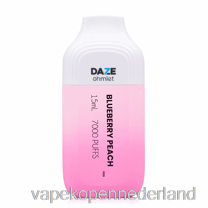 Elektronische Sigaret Vape 7 Daze Ohmlet 7000 Wegwerp Bosbessenperzik